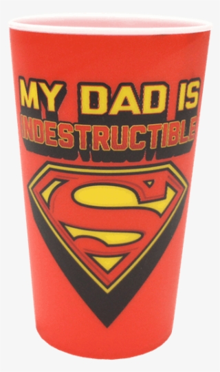 Superman Lenticular Tumbler My Dad Is Indestructable #6293760