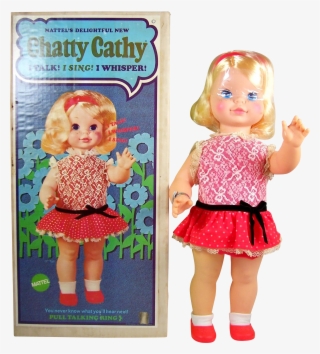 Vintage Chatty Cathy 1969 Mattel In Original Box Blond - Chatty Cathy #6293943