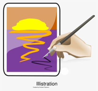 Hand And Pen Vector #6295503