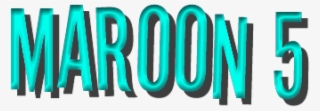 Maroon5 Sticker - Maroon 5 Logo Png #6295900