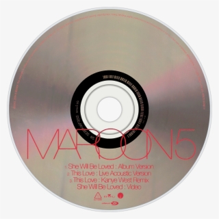 Maroon 5 She Will Be Loved Cd Disc Image - Maroon 5 Red Pill Blues Disc #6296052