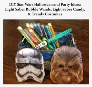 Diy Star Wars Light Sabers Using Bubble Wands - American Greetings Ag Star Wars 8 Ppr Mask #6296487