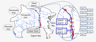 -locations Of River Water Monitoring Sites - Map #6297519