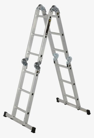 Step Ladder Download Transparent Png Image - Aluminium Multi Purpose Combination Ladder 6 Step #6299137