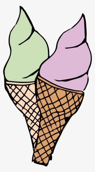 Ice Cream Cones Transprent - Ice Cream Cone #6299425