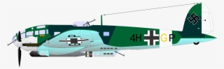 Jet Fighter Clipart Fighter Aircraft - Heinkel He 111 Png #630470