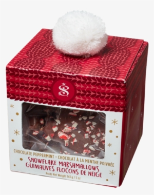 Chocolate Enrobed Snowflake Marshmallow Box Sold Outt - Chocolate #630672
