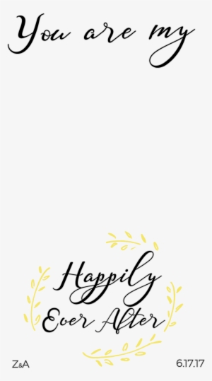 Wedding Snapchat Filters - Calligraphy #630742