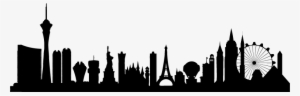 Skyline Transparent Las Vegas Jpg Free Stock - Las Vegas Silhouette #630827