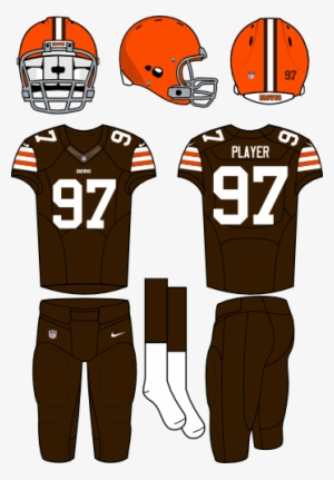 Cleveland Browns - Front Facing Football Helmet #631044 Cleveland Browns - Front Facing Football Helmet #631044