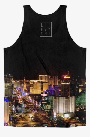 Las Vegas Skyline Men's Tank Top - House Of Blues Foundation Room #631071