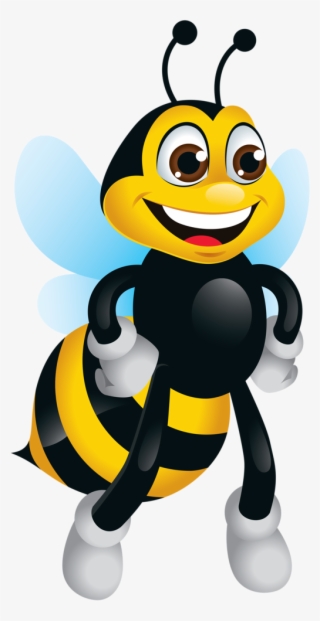 Cartoony Honey Bee Png #631561