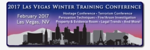 Western States Law Enforcement Conference, Las Vegas, - Stickertalk 10in X 2.5in Las Vegas Skyline Sticker #632063