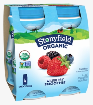 Low Fat Wild Berry Smoothie - Stonyfield Yogurt Smoothie Strawberry #632314