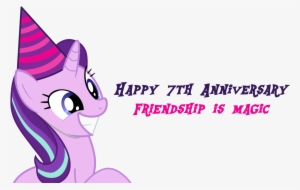 You Can Click Above To Reveal The Image Just This Once, - Happy 7th Birthday My Little Pony #632995