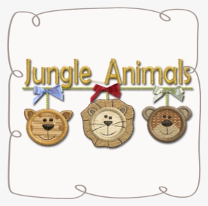 Jungle Animals Applique - Cartoon #633523