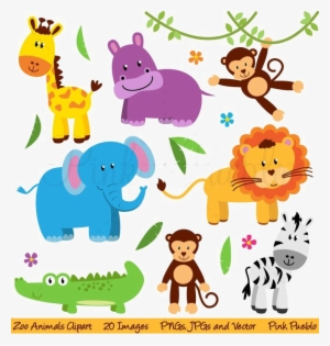 Jungle Safari Transparent Background Png - Animals Clipart Transparent Background #633610