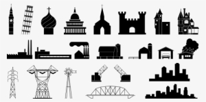 Free Capitol Building Clipart - Clipart Black And White Modern Building #633771
