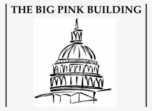 The Big Pink Building - House Of Congress Drawing #633898