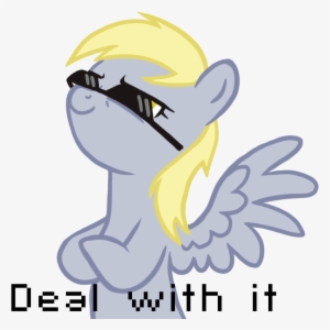 Free Deal With It Sunglasses Png - Derpy Hooves Deal #634920