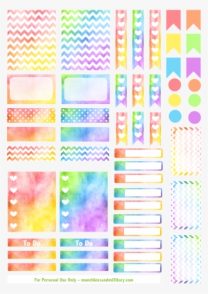 Life Planner, Planner Ideas, Happy Planner, Erin Condren - Watercolor Stickers Printable #635189