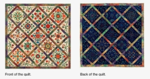 The Quilt Is A Result Of The 'electric Quilt Block - Rose Of Sharon Block Book #635324