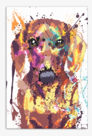 Dachshund Canvas P35 - Cheetah #635365
