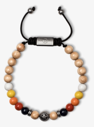 Houston Astros Round Enamel Macrame Bracelet 8mm - Bracelet #635681 Houston Astros Round Enamel Macrame Bracelet 8mm - Bracelet #635681