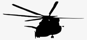 Apache Helicopter Silhouette - Ch 53 Clip Art #635816