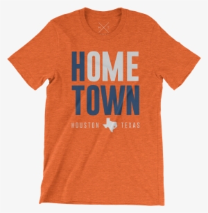 1002 H Town Home Astros Colors Orange Heather - Active Shirt #635883