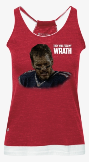 Tom Brady Feel My Wrath Juniors' Vintage Heathered - Gym Hair Don't Care Juniors' Vintage Heathered Tank #636095