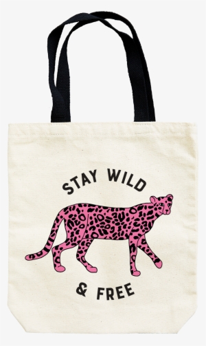 New Striped Dog Tote, Black #636216