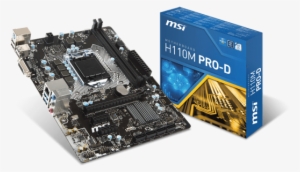 Intel H110 Motherboards H110m Pro-d - Msi H110m Pro-d Micro Atx Motherboard - Lga1151 Socket #636570