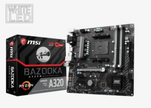 Share - Msi A320m Bazooka Am4 Motherboard #636593