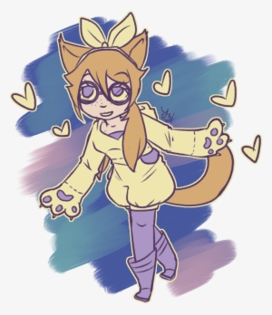 Rei ) Was In The Mood To Draw Something Cute, For The - Cartoon #636889