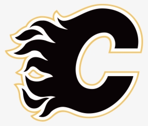 Calgary Flames Logo Black #637072