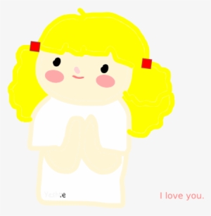 Girl Praying Clipart Png For Web #637569