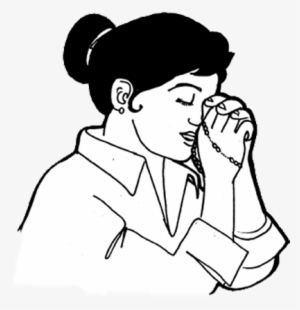 Filename - - Praying Woman Cartoons Transparent #637988
