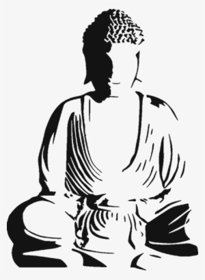 Buddha Clipart Clear - Silhouette Buddha #638632