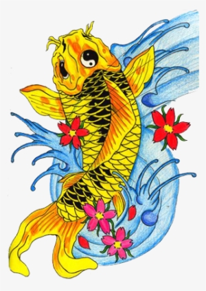 Fish Tattoos Free Png - Koi Fish Tattoo Transparent #639242