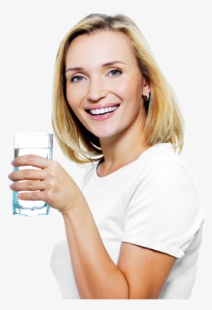 Evolve Series Water Treatment, Water Care Water Conditioners, - Woman Drinking Water Png #639243