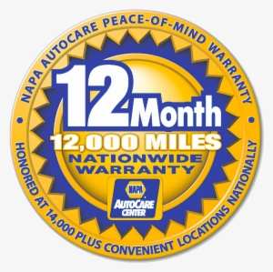 Warranty - Elliston Repair - > - Napa 12 Month Warranty #639706
