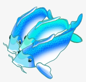 Colorful Koi Fish Draw - Clip Art #639708