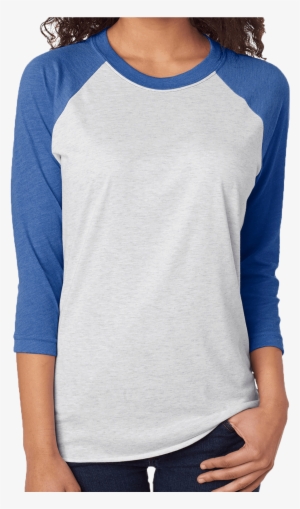 Watercolor Steer Tri-blend Unisex 3/4 Raglan - Kstate Shirts #639886