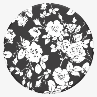 Monochrome Rose - Hipster Grunge Wallpaper Black And White #6300477