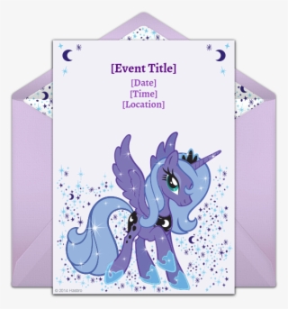 Customizable, Free Princess Luna Online Invitations - My Little Pony St Mlp Luna01 'luna' Car Window Decal #6303572