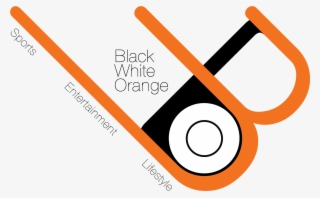 Black White Orange Logo - Black White Orange Brands #6305314
