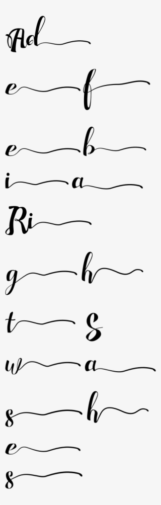 Adefebia Right Swashes Adefebia Right Swashes - Line Art #6305750