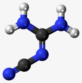 2 Cyanoguanidine 3d Balls - Amine Compounds (chemical Compounds) #6306038