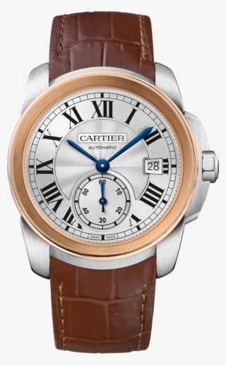 Calibre De Cartier Watch38 Mm, Steel, - Calibre De Cartier #6306324